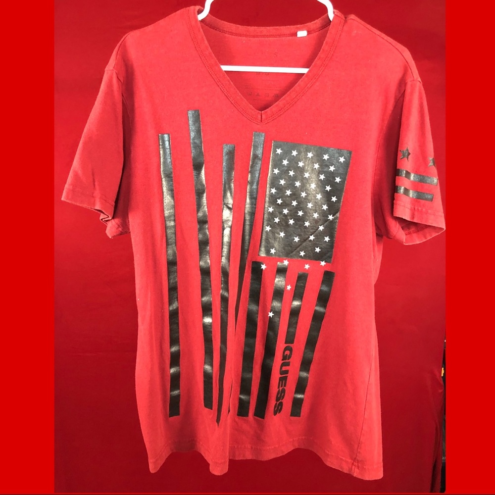 Guess USA T shirt red